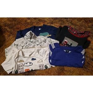 Baby Boys Sweaters & Long Sleeve 12-18 Months 5 Pc Lot, Excellent Condition